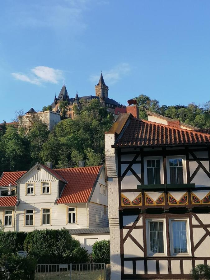 베르니게로데 Haus Kreuzberg Mit Schlossblick 아파트 외부 사진